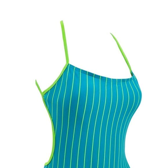 Y2K Green Stripes Swimwear Size: Small - Picture 4 of 9